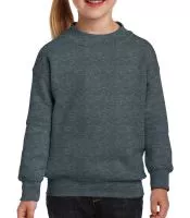 Heavyweight Blend Youth Crew Neck Dark Heather