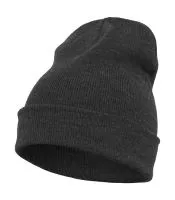 Heavyweight Long Beanie Charcoal