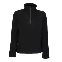 Honestly Made Recycled Half Zip Fleece Black