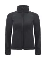 Hooded Softshell/women Dark Grey