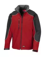 Ice Fell Hooded Softshell Jacket Red/Black