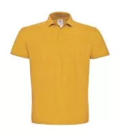 ID.001 Piqué Polo Shirt Chili Gold