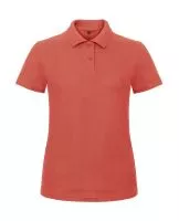 ID.001/women Piqué Polo Shirt Pixel Coral