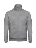 ID.206 50/50 Full Zip Sweat Unisex Heather Grey