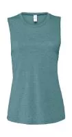 Jersey Muscle Tank Heather Deep Teal