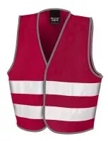 Junior Enhanced Visibility Vest Burgundy