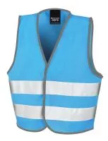 Junior Enhanced Visibility Vest Sky Blue