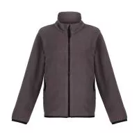 Junior Full Zip Microfleece Seal Grey/Black