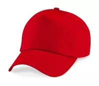 Junior Original 5 Panel Cap Bright Red