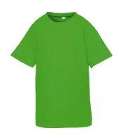 Junior Performance Aircool Tee Flo Green