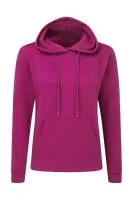 Kapucnis felső Sweatshirt Women Dark Pink