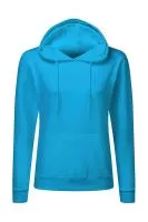 Kapucnis felső Sweatshirt Women Turquoise