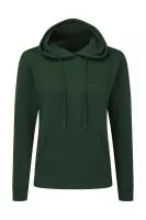 Kapucnis felső Sweatshirt Women Bottle Green