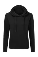 Kapucnis felső Sweatshirt Women Dark Black