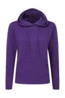 Kapucnis felső Sweatshirt Women Lila