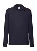 Kids 65/35 Long Sleeve Polo Deep Navy