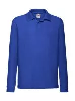 Kids 65/35 Long Sleeve Polo Royal