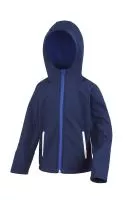 Kids TX Performance Hooded Softshell Jacket Navy/Royal