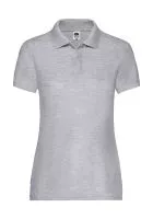 Ladies 65/35 Polo Heather Grey