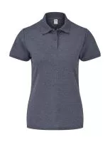 Ladies 65/35 Polo Heather Navy