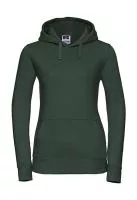 Ladies` Authentic Kapucnis felső Sweat Bottle Green