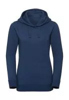 Ladies` Authentic Melange Kapucnis felső Sweat Ocean Melange