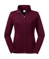 Ladies` Authentic Sweat Jacket Burgundy