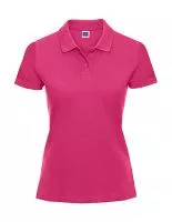 Ladies` Classic Cotton Polo Fuchsia