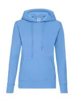 Ladies Classic Kapucnis felső Sweat Sky Blue