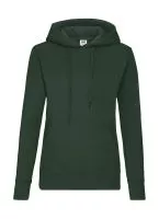 Ladies Classic Kapucnis felső Sweat Bottle Green