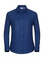 Ladies` Classic Oxford Shirt LS Bright Royal