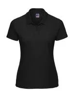 Ladies` Classic Polycotton Polo Black