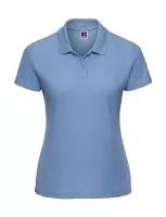 Ladies` Classic Polycotton Polo Sky