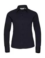 Ladies’ Classic Twill Shirt LS French Navy