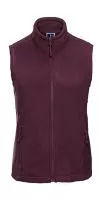 Ladies’ Gilet Outdoor Fleece Burgundy