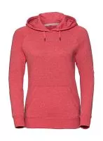 Ladies HD Kapucnis felső Sweat Red Marl