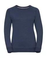 Ladies HD Raglan Sweat Bright Navy Marl