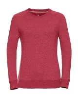 Ladies HD Raglan Sweat Red Marl