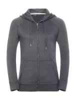 Ladies` HD Zipped Hood Sweat Szürke