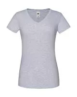 Ladies` Iconic 150 V Neck T