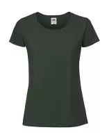 Ladies` Iconic 195 Ringspun Premium T Bottle Green