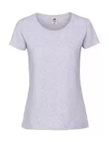 Ladies` Iconic 195 Ringspun Premium T Ash