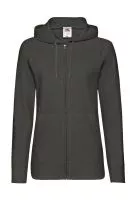 Ladies Lightweight Kapucnis felső Sweat Jacket Light Graphite