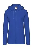 Ladies Lightweight Kapucnis felső Sweat Jacket Royal