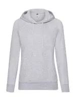 Ladies Lightweight Kapucnis felső Sweat Heather Grey