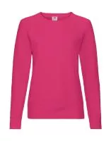 Ladies Lightweight Raglan Sweat Fuchsia