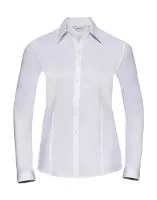 Ladies` LS Herringbone Shirt