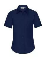 Ladies Poplin Shirt Navy