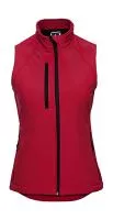 Ladies Softshelll Gilet Classic Red