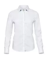 Ladies Stretch Luxury Shirt Fehér